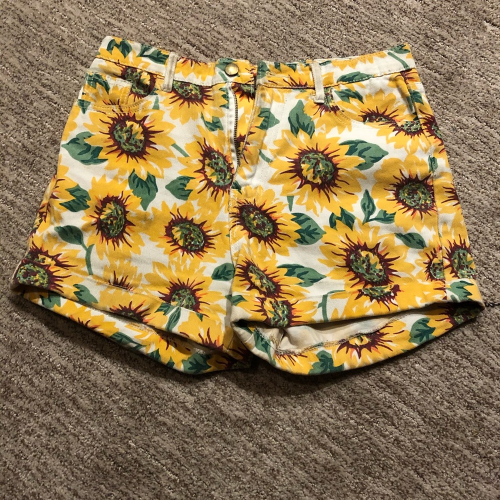 High waisted shorts